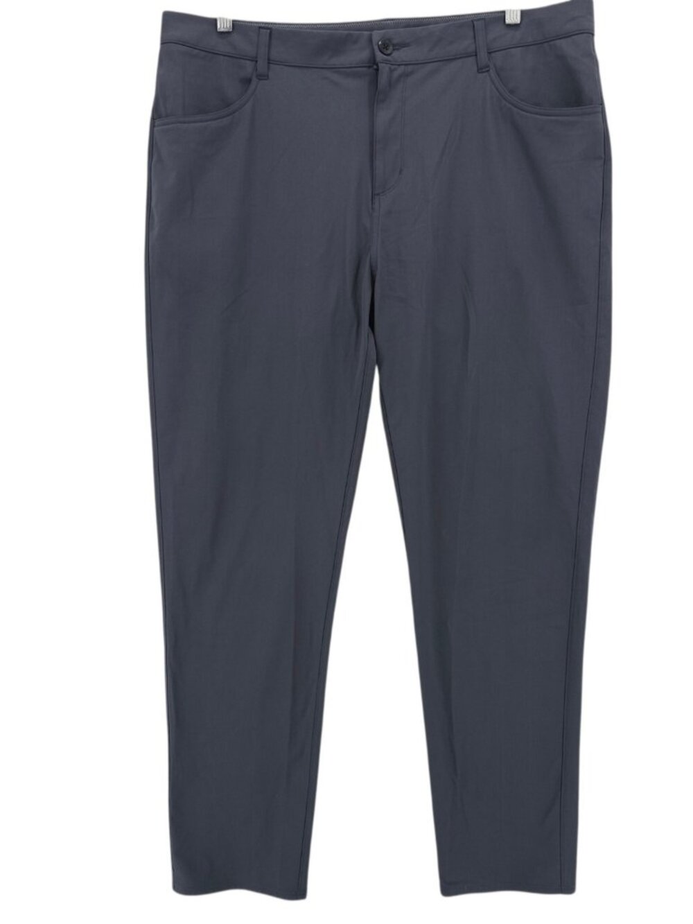 VUORI Meta Pants Gray V430 5-Pocket Stretch Athletic Slim Fit Size 38